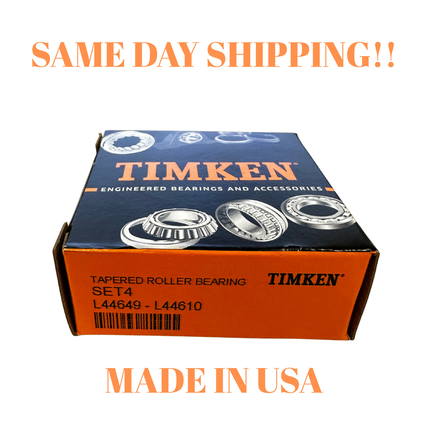 TIMKEN SET4 (L44649/L44610) Cup&Cone Bearing & Race Set TIMKEN SET4 (L44649/L44610) Cup&Cone Bearing & Race Set