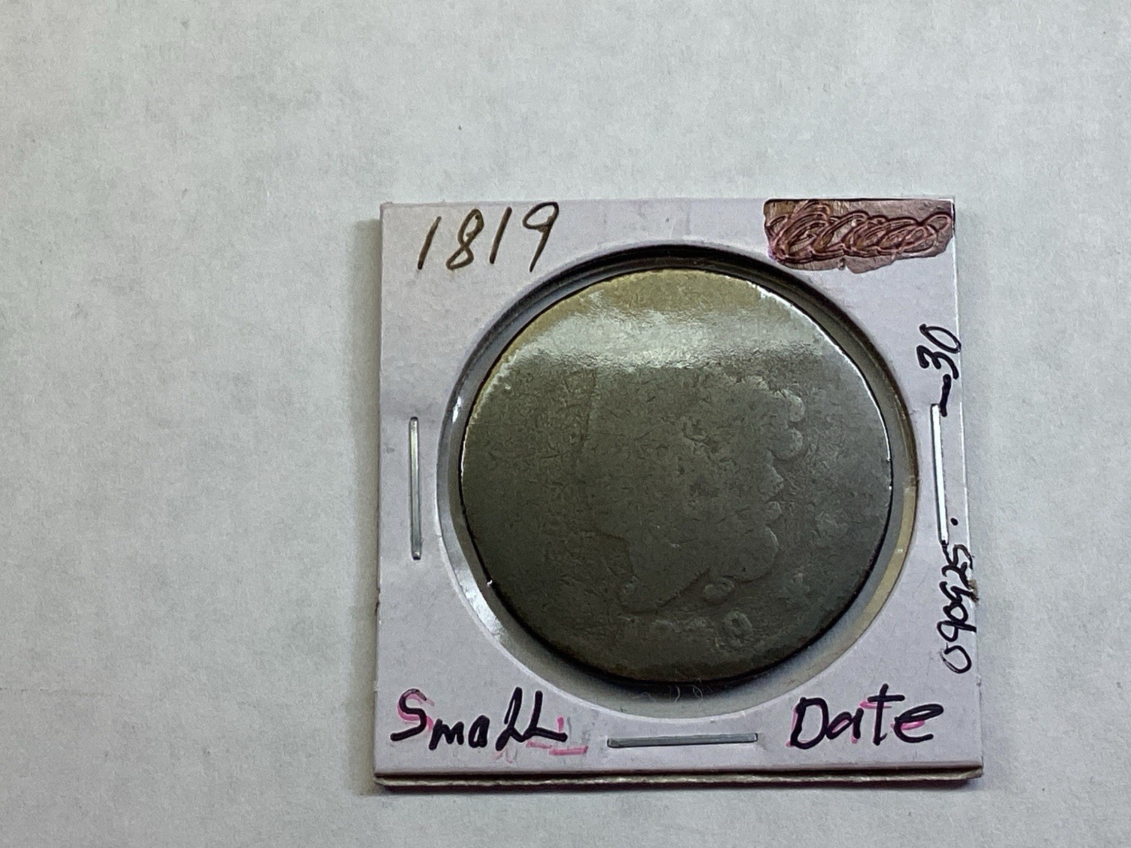 1819 Coronet Liberty Head Large Cent with Small Date 090925 30tk