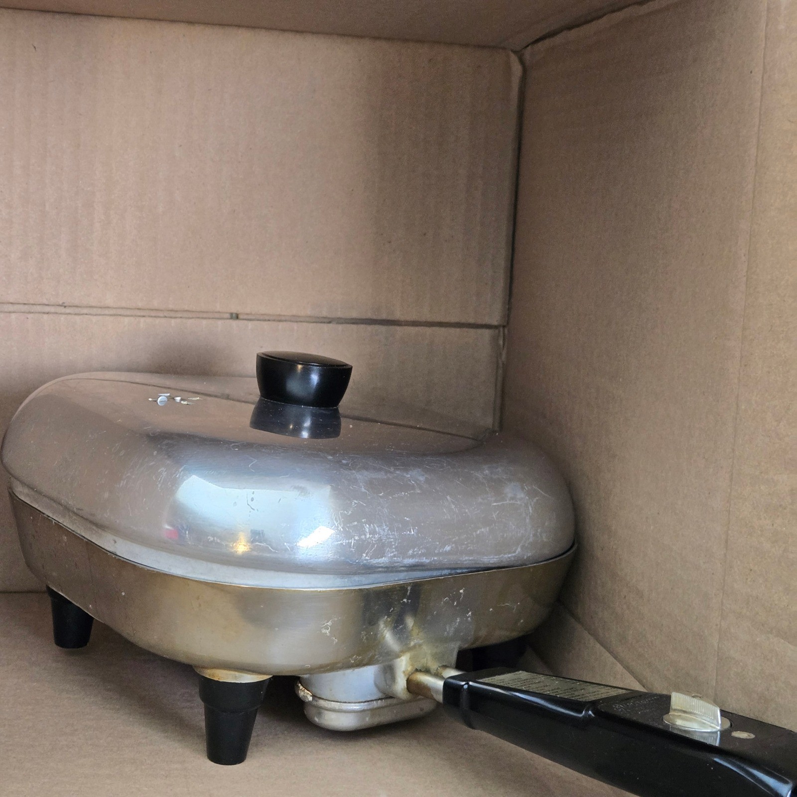 Vintage Sunbeam Electric Frypan FP-ST Controlled Heat Skillet Retro Portable Vintage Sunbeam Electric Frypan FP-ST Controlled Heat Skillet Retro Portable