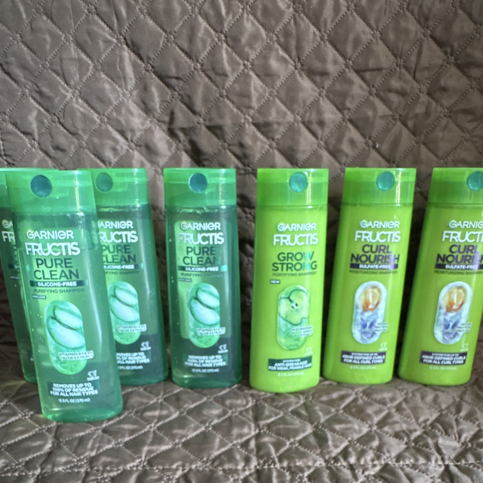 Garnier Fructis Curl, Pure Clean , and Grow Strong Shampoos All 12.5 fl oz Garnier Fructis Curl, Pure Clean , and Grow Strong Shampoos All 12.5 fl oz
