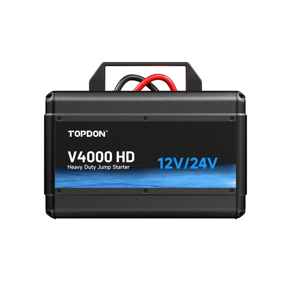 Topdon 12V/24V 4000A Peak Amps Heavy Duty Jump Starter Topdon 12V/24V 4000A Peak Amps Heavy Duty Jump Starter