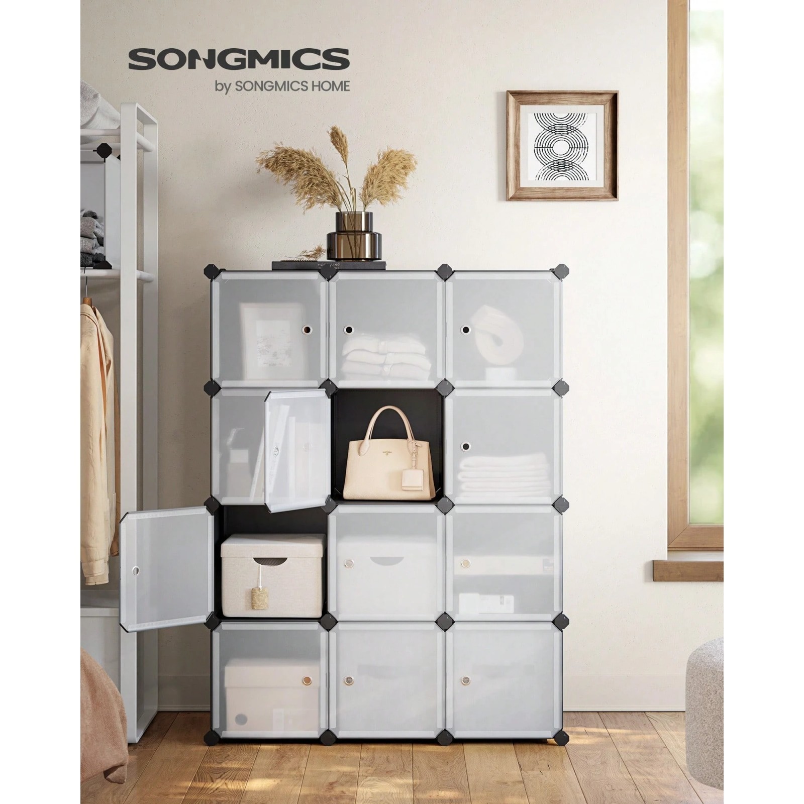 Cube Storage Organizer Set Of 12 Plastic Cubes Closet Storage Shelves DIY Cube Storage Organizer Set Of 12 Plastic Cubes Closet Storage Shelves DIY