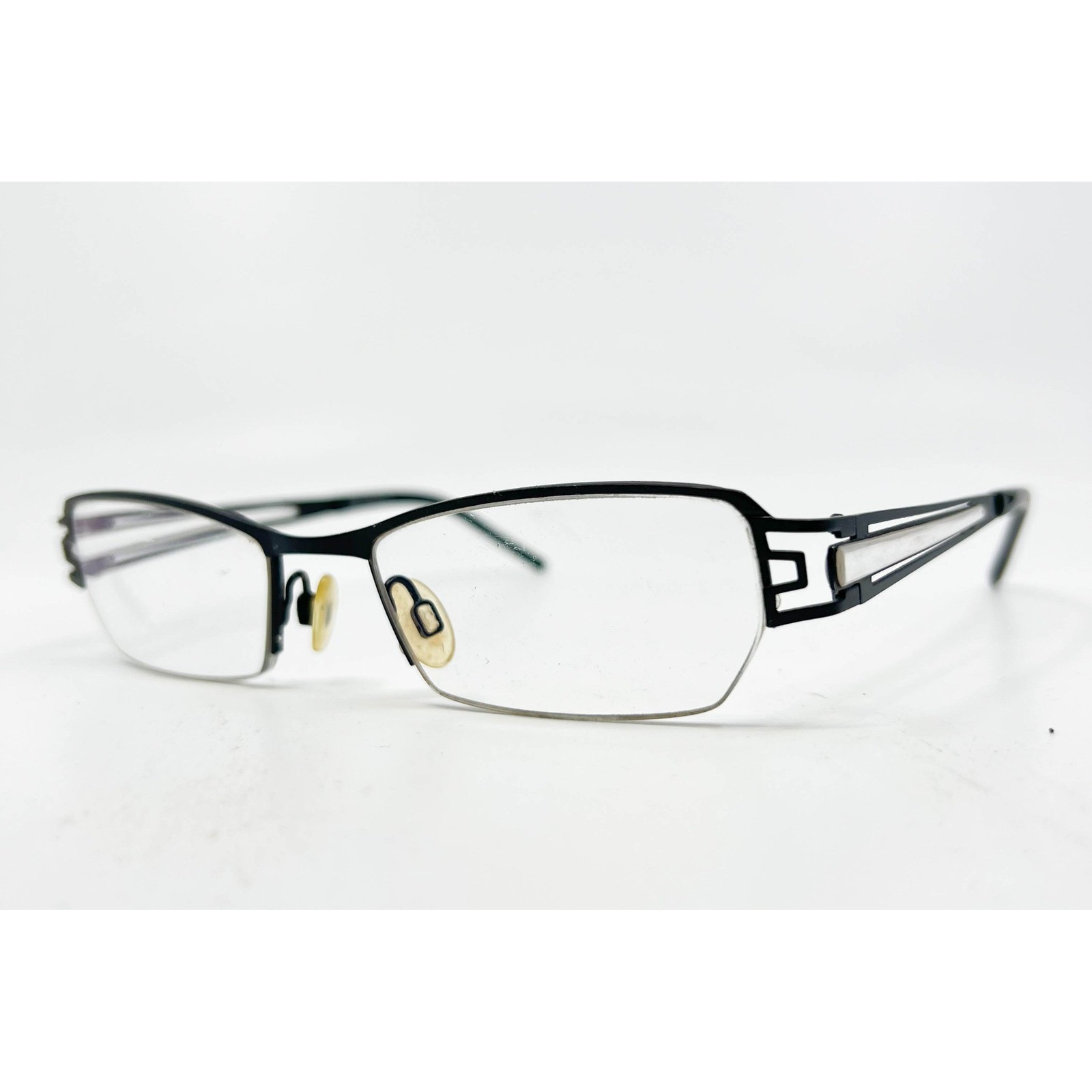 Humphrey\'s Eyeglass Frames Womens Black  Semi Rimless 50-18-135 582094