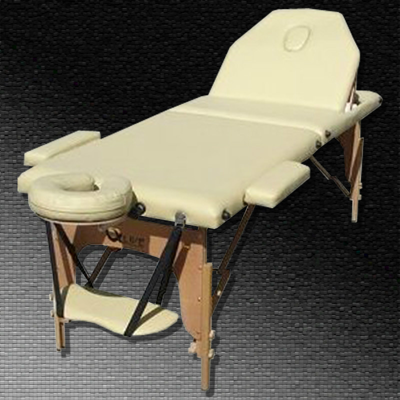 BRAND NEW MODEL LUXURY PORTABLE MASSAGE TABLE - BEIGE