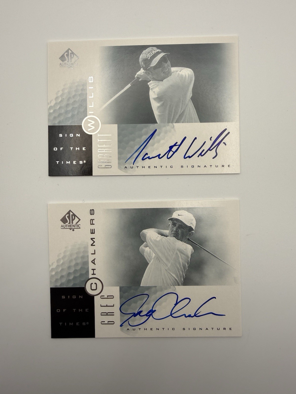 2001 Upper Deck SP - Golf Card On-Card Autos 2001 Upper Deck SP - Golf Card On-Card Autos