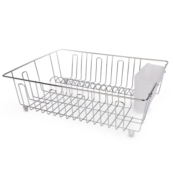 Mainstays Stainless Steel Kitchen Dish Drying Rack and Drainer, Rust-Resistant . Mainstays Stainless Steel Kitchen Dish Drying Rack and Drainer, Rust-Resistant .