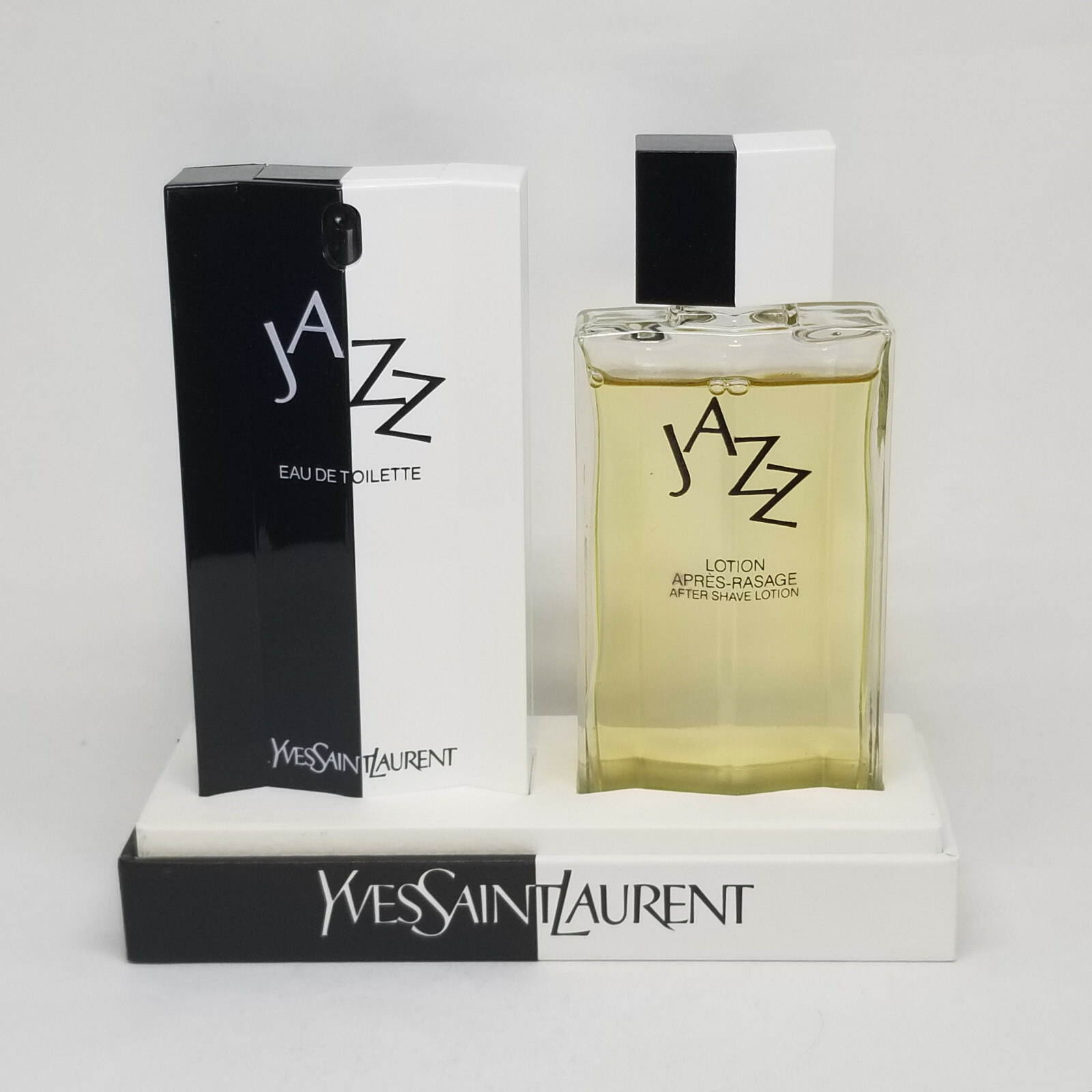 Vintage 1992 YSL Jazz EDT Spray 50 ml + 50After Shave Gift Set