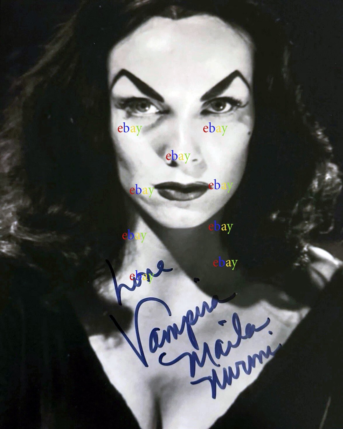 Vampira , Maila Nurmi Autographed Signed 8x10 Photo Reprint Vampira , Maila Nurmi Autographed Signed 8x10 Photo Reprint