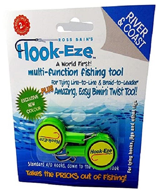 HOOK-EZE New, Un-opened 2pk Choice of Colors. Hookeze Safety Tying Device 