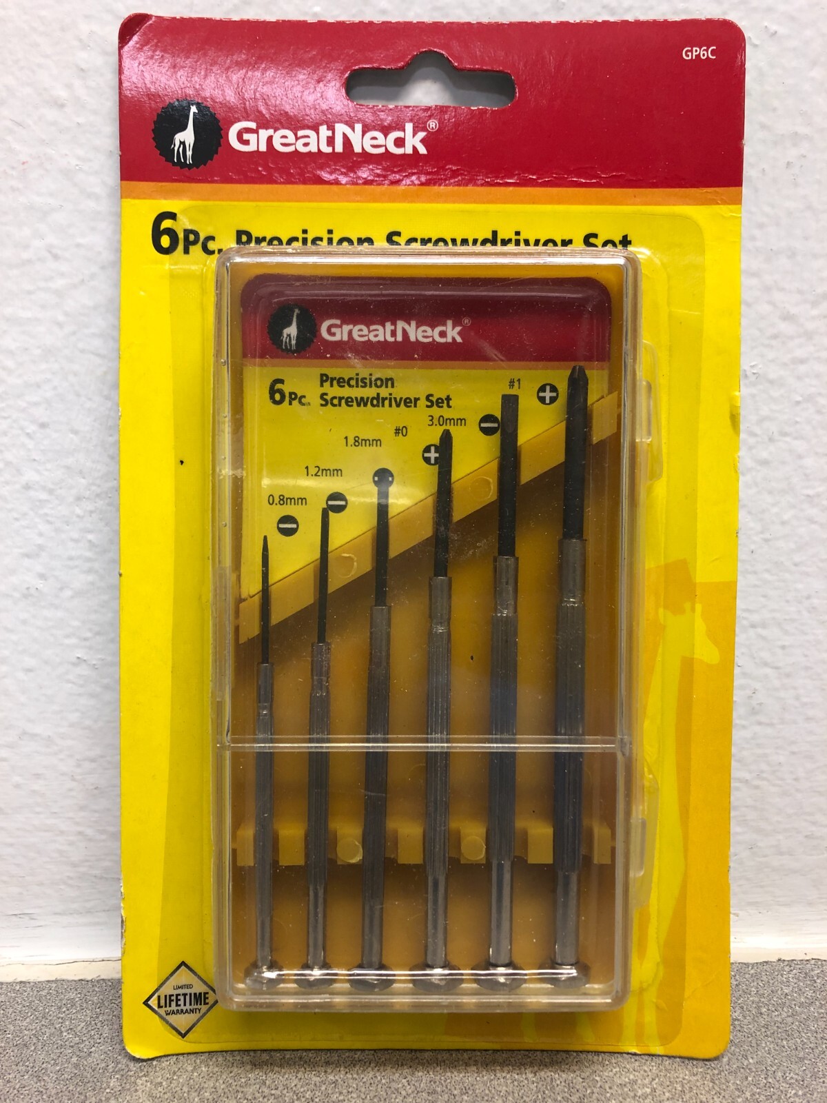 Great Neck GP6C Multi-Blade Precision Screwdriver Set 6 pc Great Neck GP6C Multi-Blade Precision Screwdriver Set 6 pc