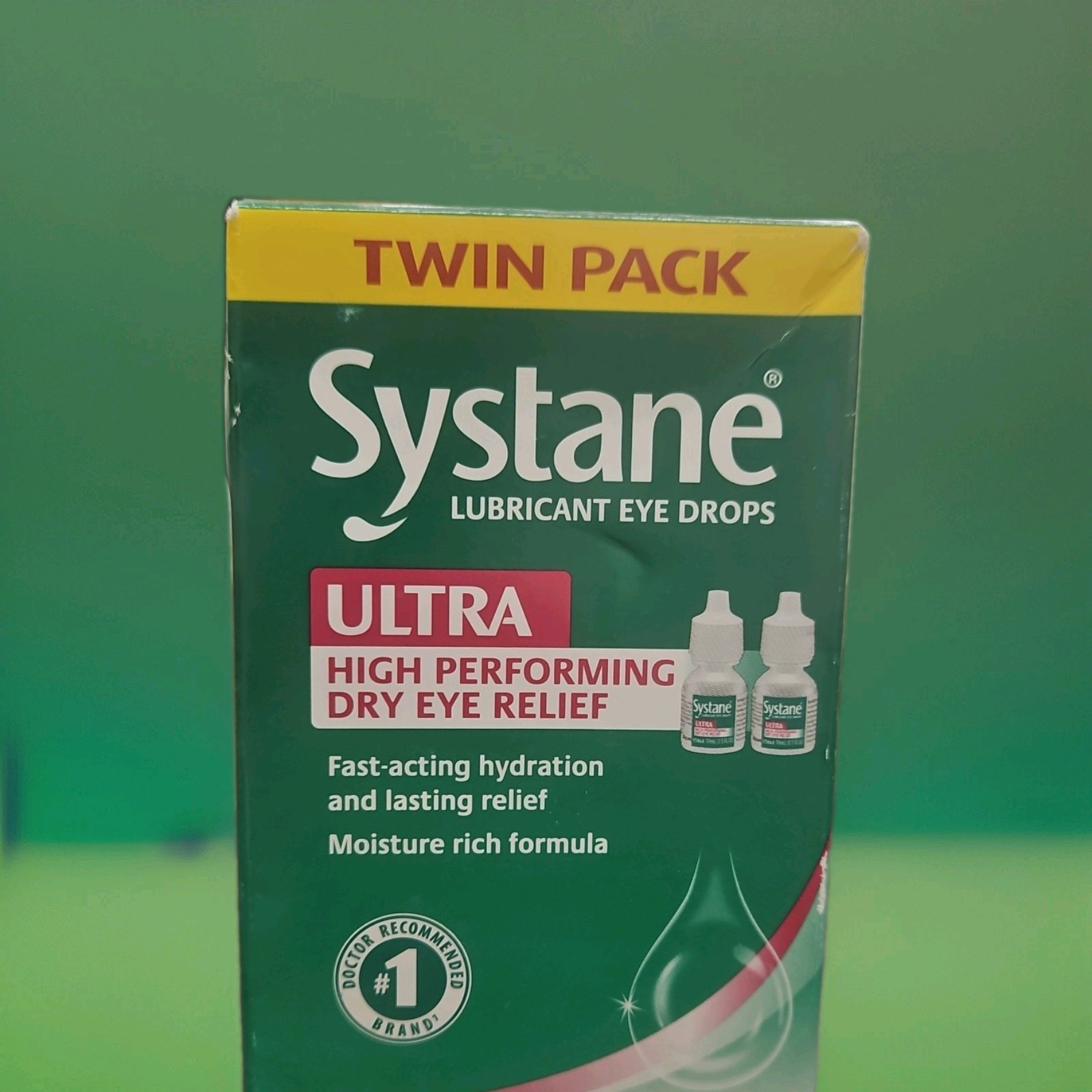 Systane Ultra PF Twin Pack - Dry Relief - Eye Drops 10mL Bottles. EXP 2028 Systane Ultra PF Twin Pack - Dry Relief - Eye Drops 10mL Bottles. EXP 2028