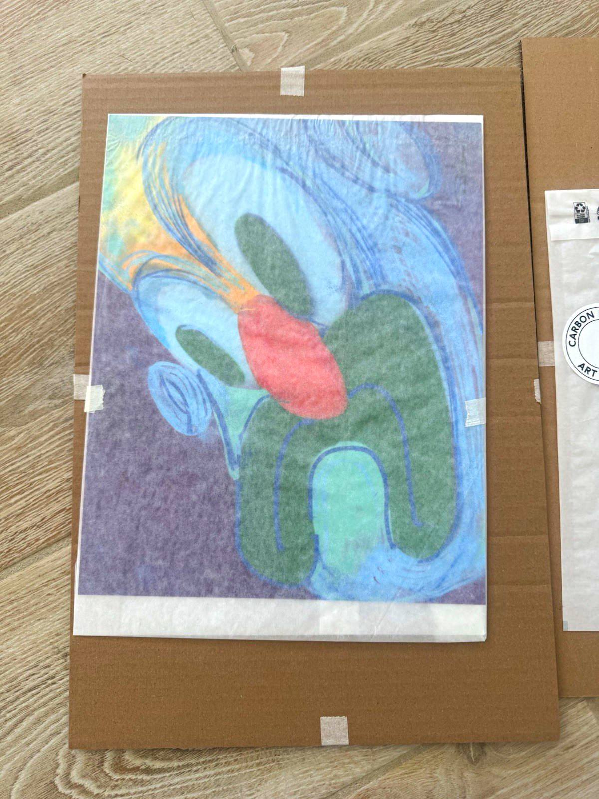 Olaolu Slawn ZIMMER Abstract Giclée Print Open Edition Unframed 2025 35cm x 28cm Olaolu Slawn ZIMMER Abstract Giclée Print Open Edition Unframed 2025 35cm x 28cm