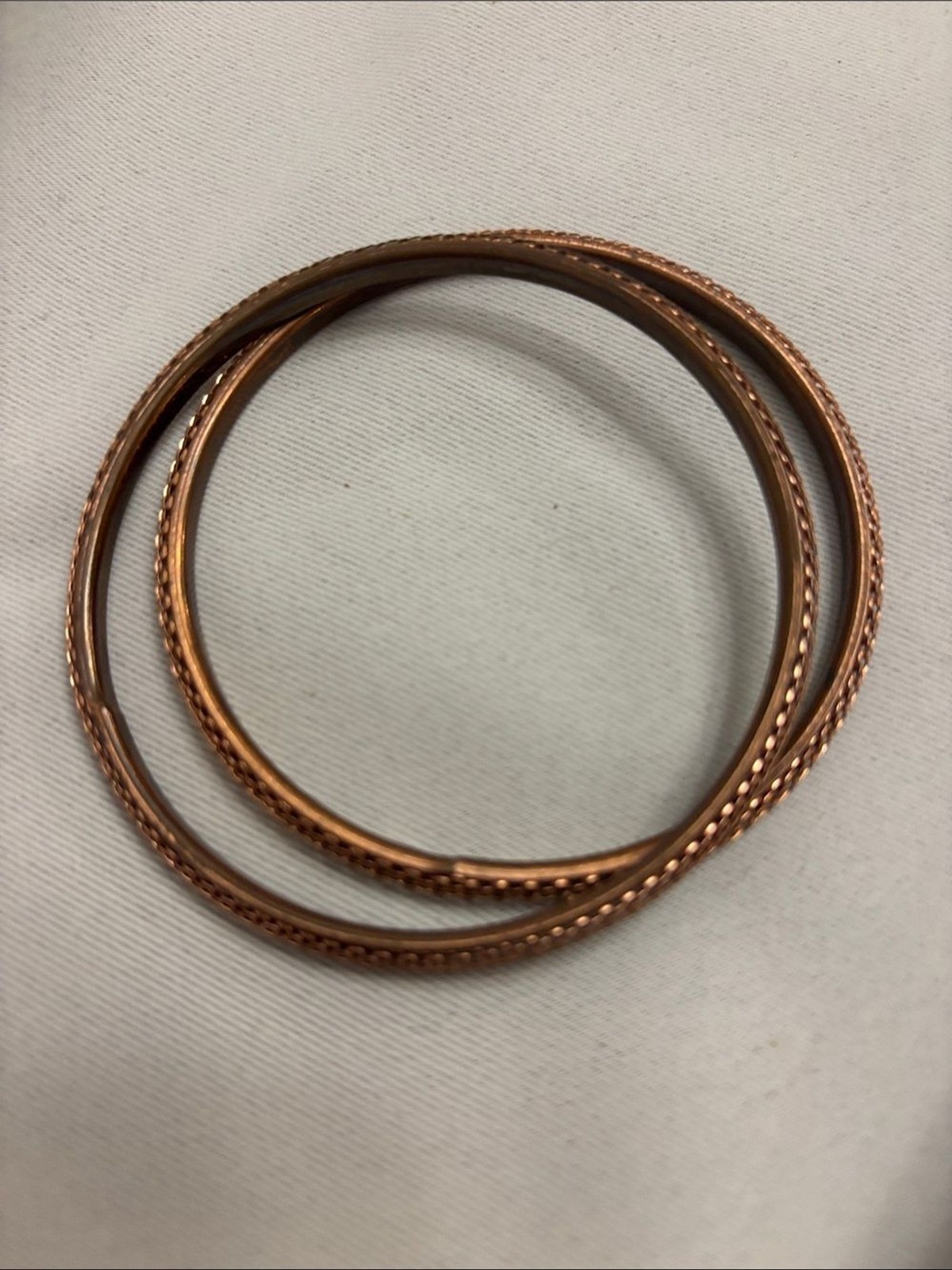 Vintage Copper Textured Bangle Bracelets - Women Accessories Vintage Copper Textured Bangle Bracelets - Women Accessories
