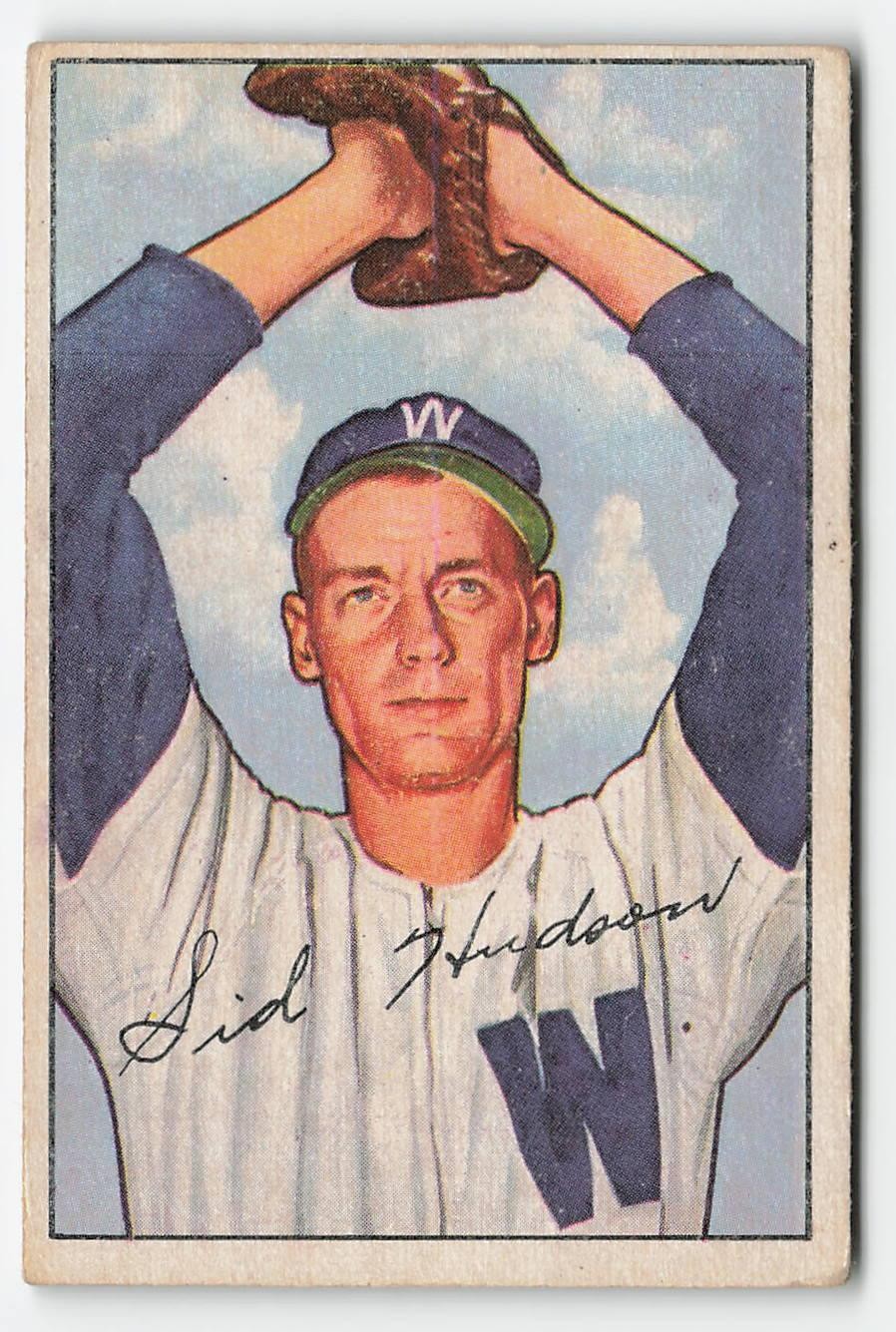 1952 Bowman #123 Sid Hudson 1952 Bowman #123 Sid Hudson