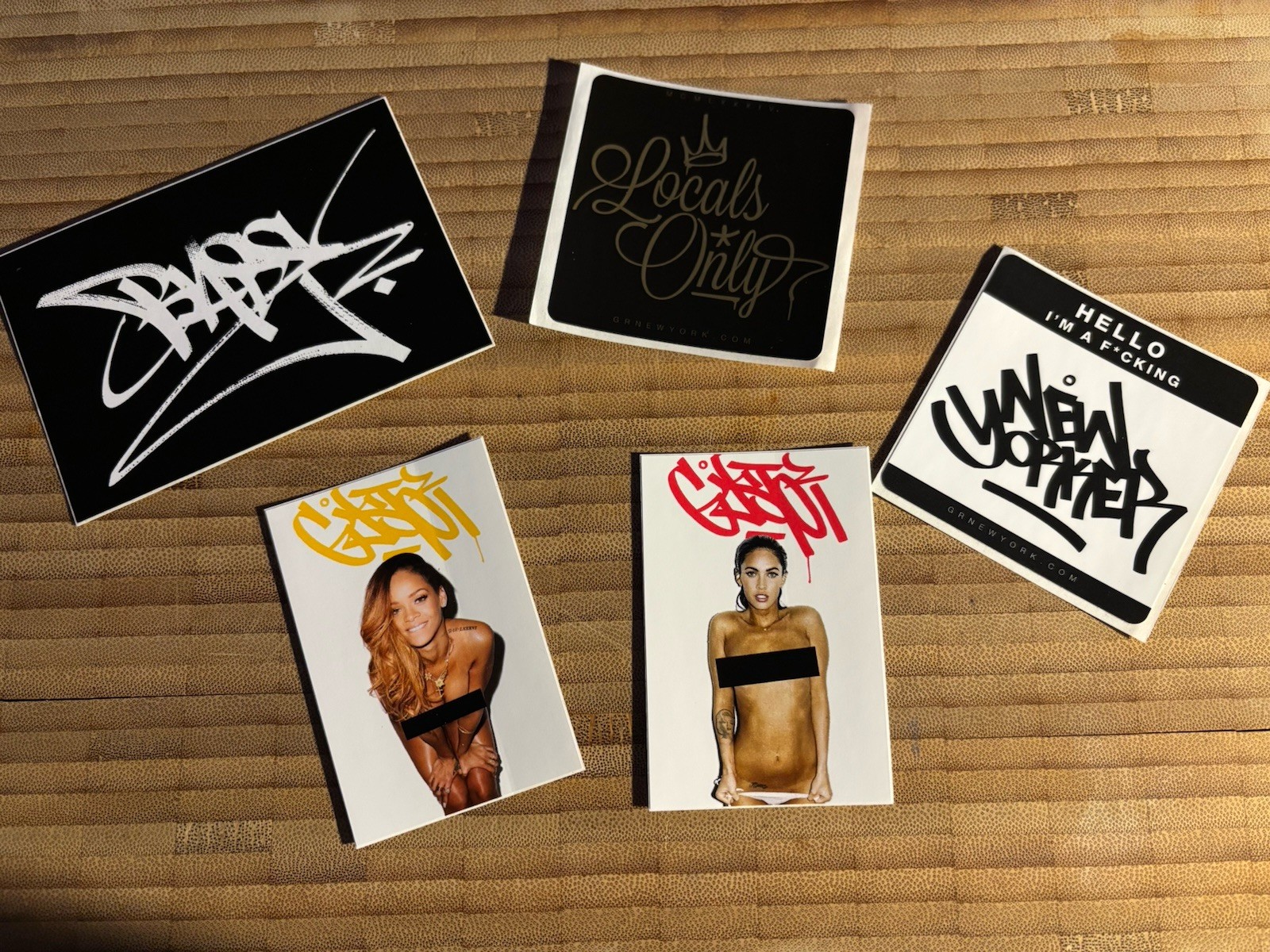 2013-2014 Graffiti Stickers Lot Of Five Pieces 2013-2014 Graffiti Stickers Lot Of Five Pieces
