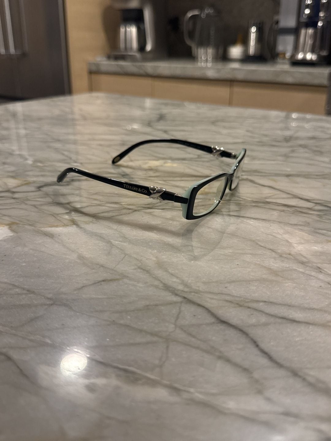Tiffany & Co. TF2016 8055 Prescription Eyeglasses in Black/Tiffany Blue Tiffany & Co. TF2016 8055 Prescription Eyeglasses in Black/Tiffany Blue