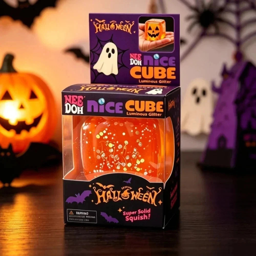 Nee-Doh-Halloween Nice Cube , Spooky Squish Schyling Halloween Squishy Nee-Doh-Halloween Nice Cube , Spooky Squish Schyling Halloween Squishy