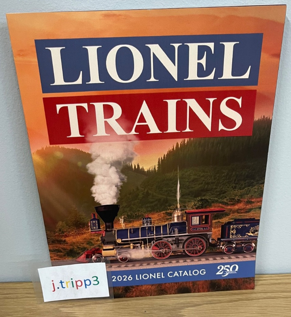Lionel Trains 2026 Catalog Big Book O Gauge 172 Pages America 250 Brand-New