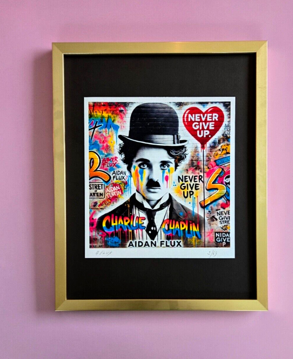 AIDAN FLUX | Hand Signed Original Print Framed Ltd. Ed. COA 