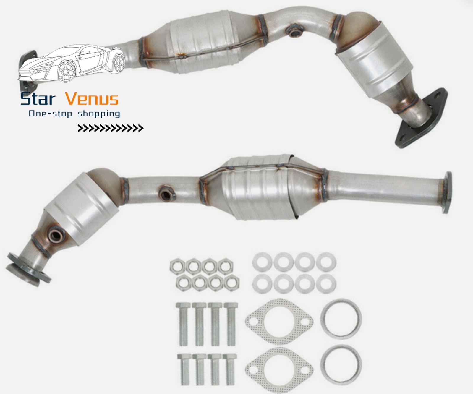 Catalytic Converter 2X For 1996-2002 Ford Crown Victoria & Lincoln Town Car 4.6L