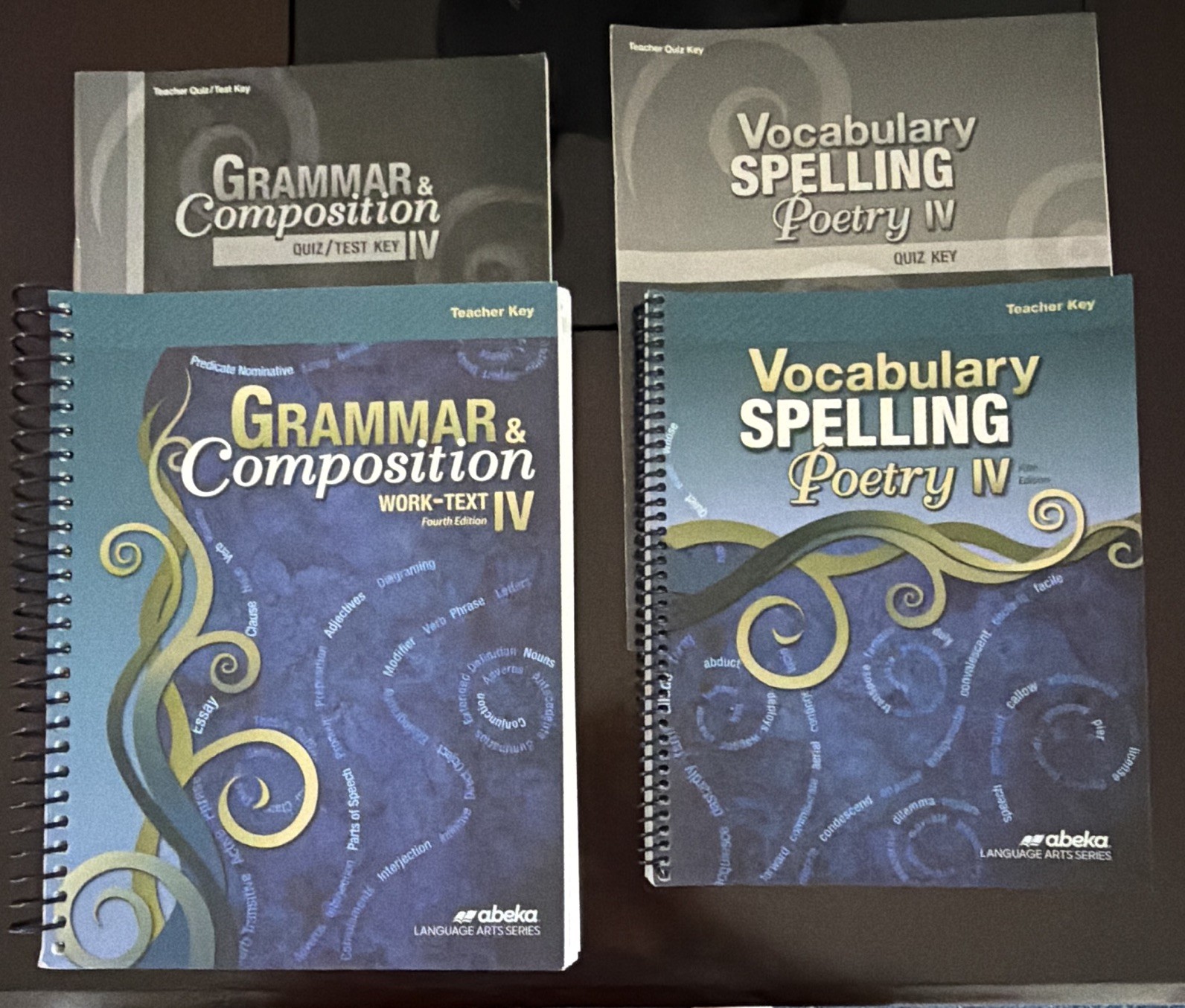 Abeka Grammar & Composition IV + Vocab Spelling Poetry IV Teacher Keys Abeka Grammar & Composition IV + Vocab Spelling Poetry IV Teacher Keys