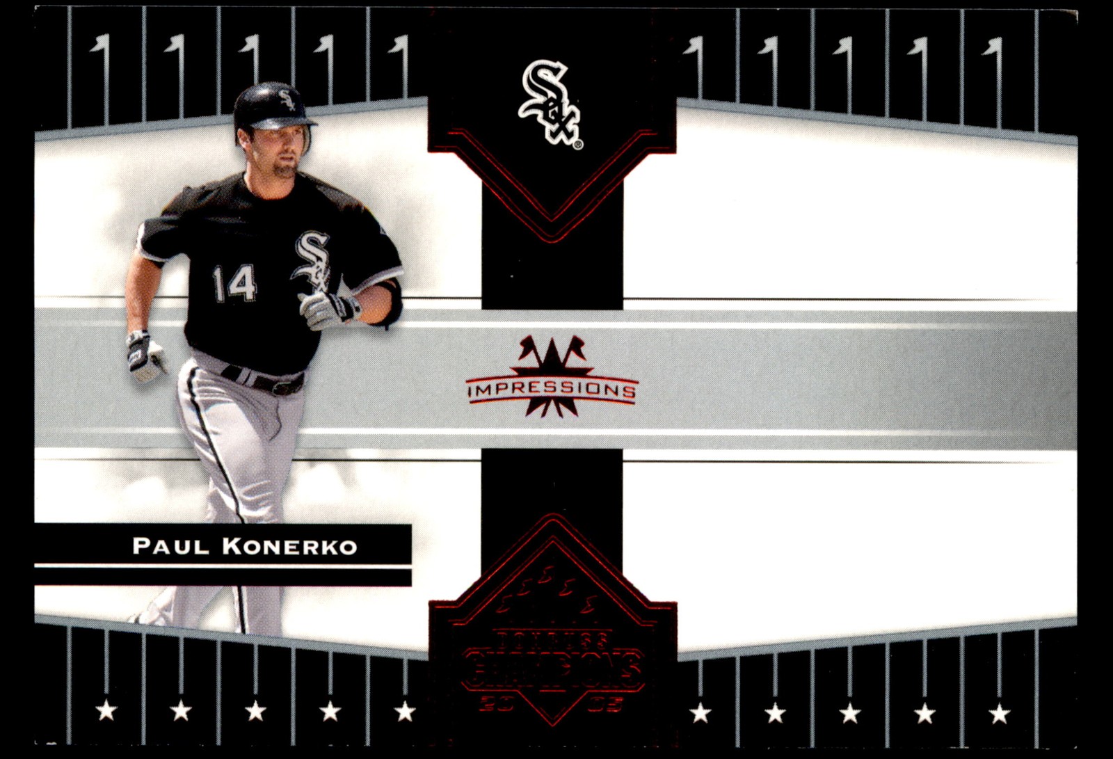 Paul Konerko 2005 Donruss Champions Impressions Red #/250 #77 