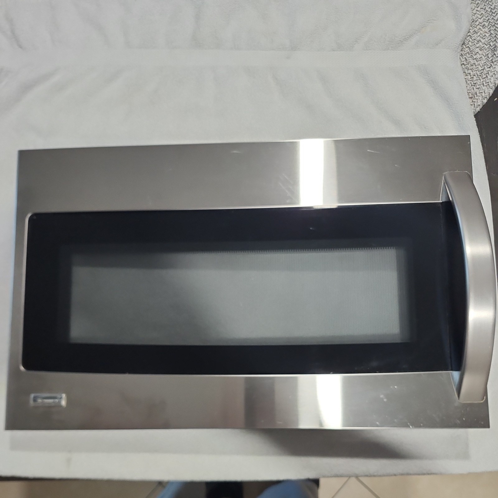 Kenmore Microwave Door w/ Handle, Stainless (25 3/16 x 15 5/8) ADC67735703  ASMN