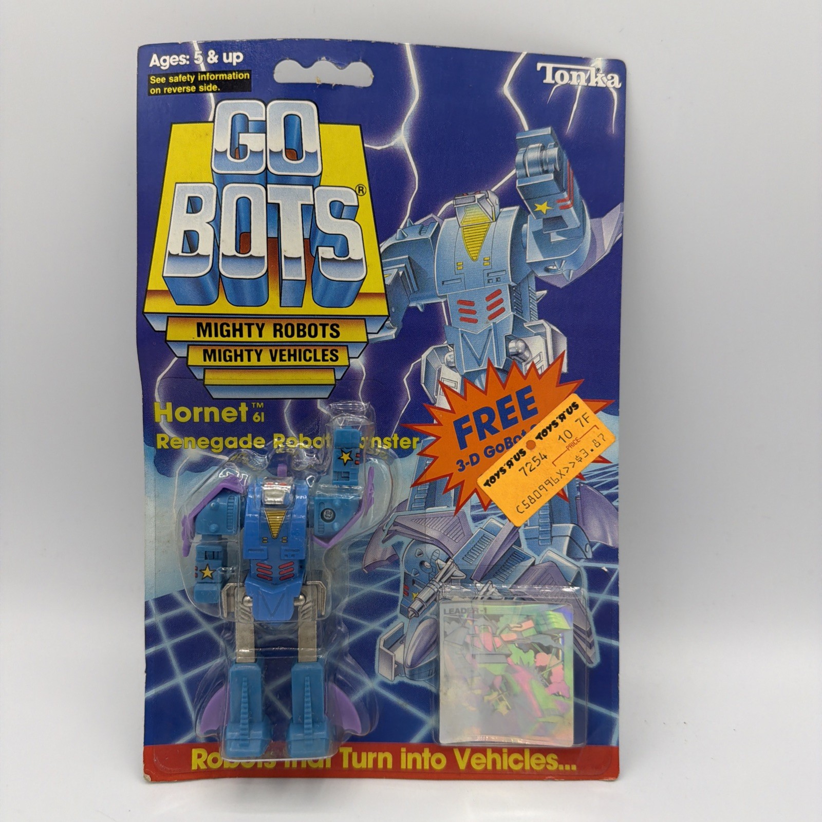RARE 1985 Vintage Tonka Go Bots Hornet #61 Renegade Robot Monster Series 3 NOS RARE 1985 Vintage Tonka Go Bots Hornet #61 Renegade Robot Monster Series 3 NOS