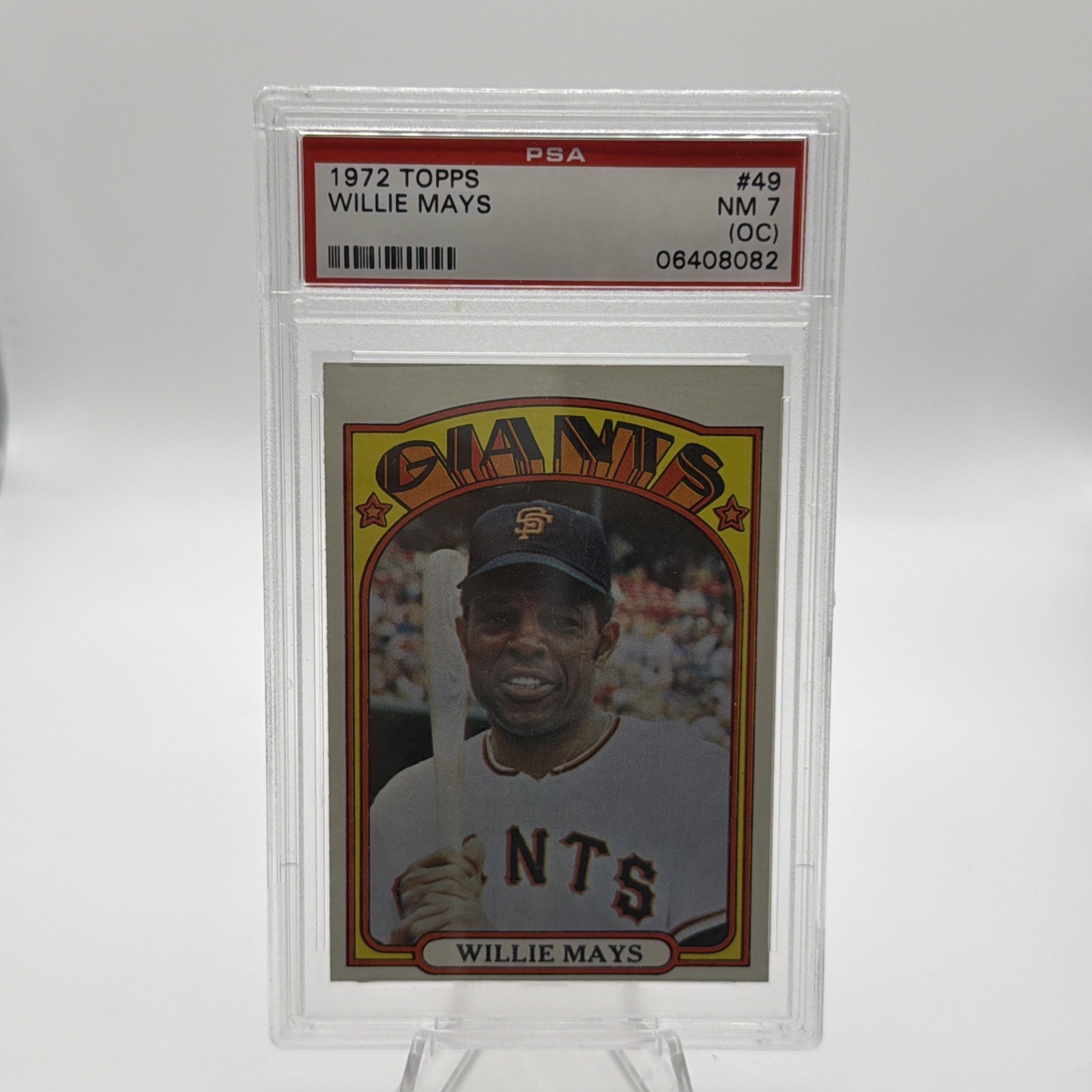 1972 Topps - Willie Mays #49 PSA 7 NM (OC) 1972 Topps - Willie Mays #49 PSA 7 NM (OC)
