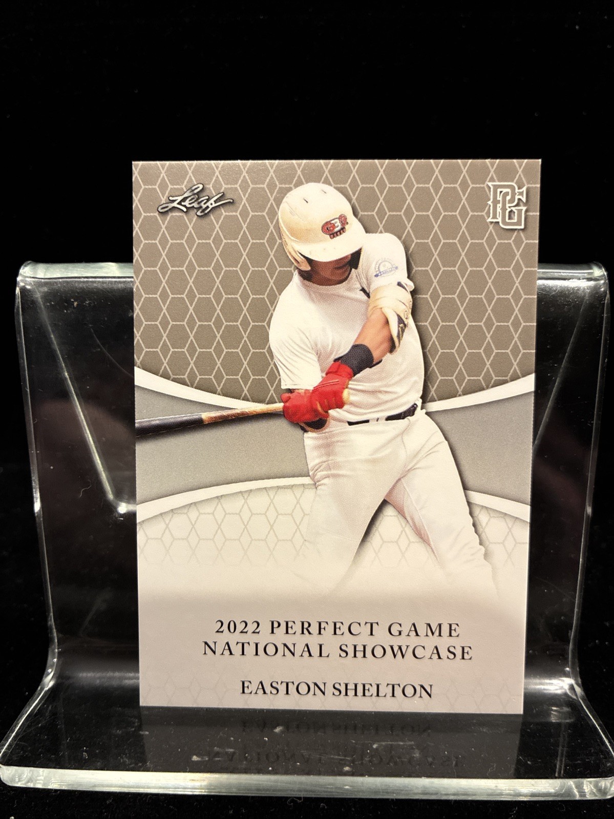 2022 Leaf Perfect Game National Showcase Easton Shelton #163 Dodgers 2022 Leaf Perfect Game National Showcase Easton Shelton #163 Dodgers