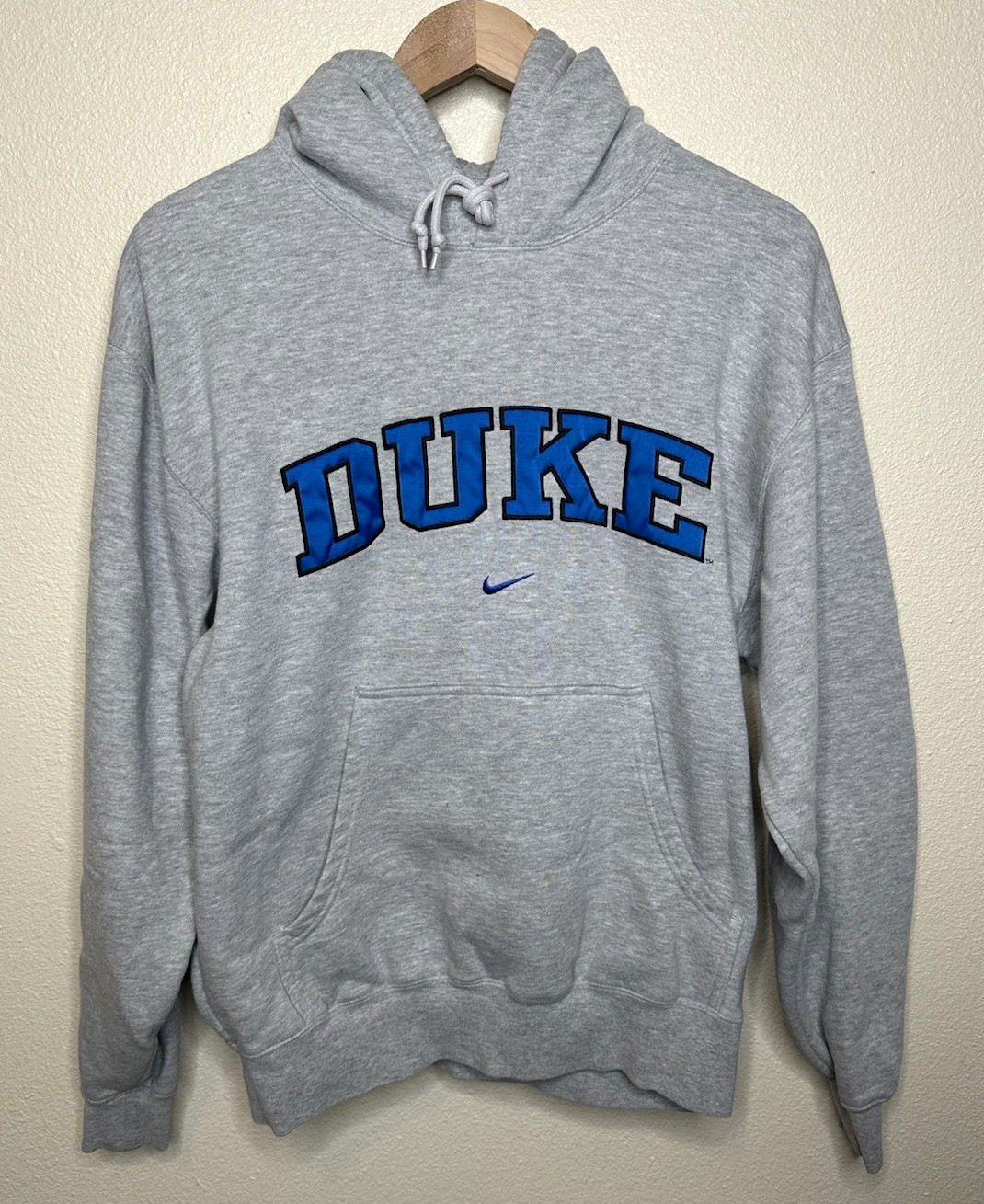 Nike Duke Blue Devils Team Gray/Blue Pullover Hoodie Sweatshirt Nike Duke Blue Devils Team Gray/Blue Pullover Hoodie Sweatshirt
