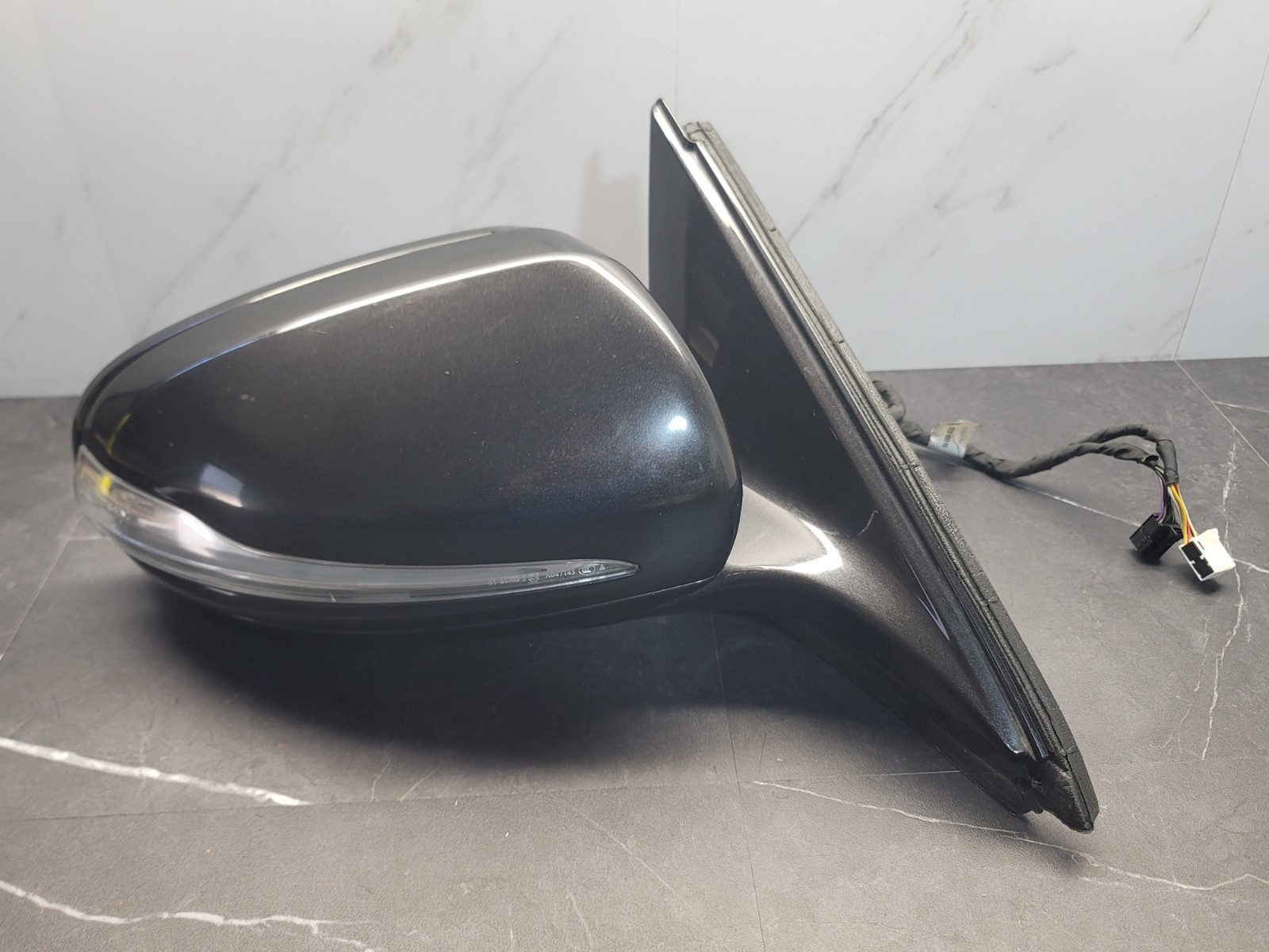 14-20 Mercedes S550 S63 S450 W222 Mirror Right Pass W Blind Spot A2228106016 OEM