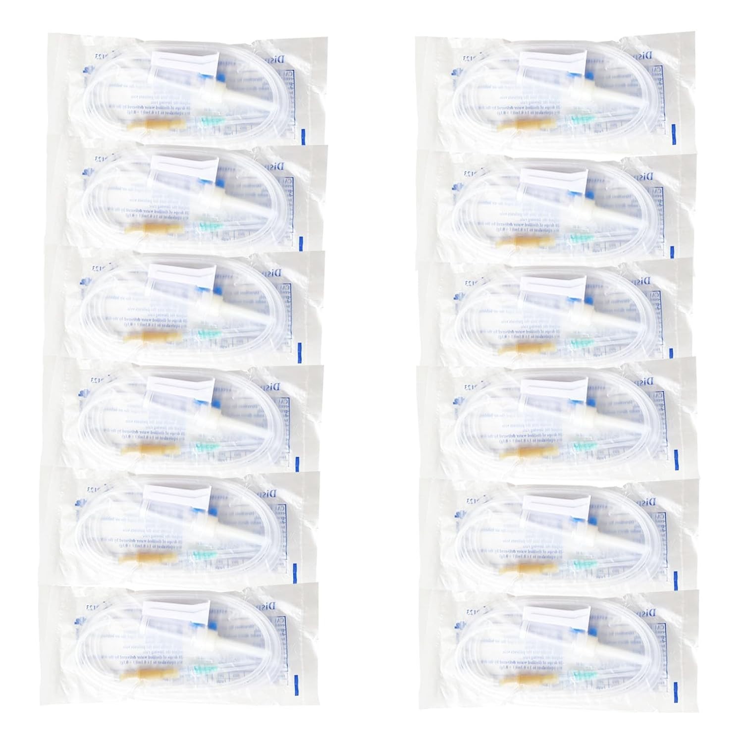 IV Extension Set 12 Pack — EO Treat Individually Sealed IV Tubing, 67