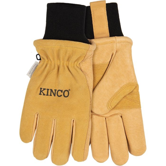 Kinco 901W Lined Women\'s Ski Gloves, Golden, Large