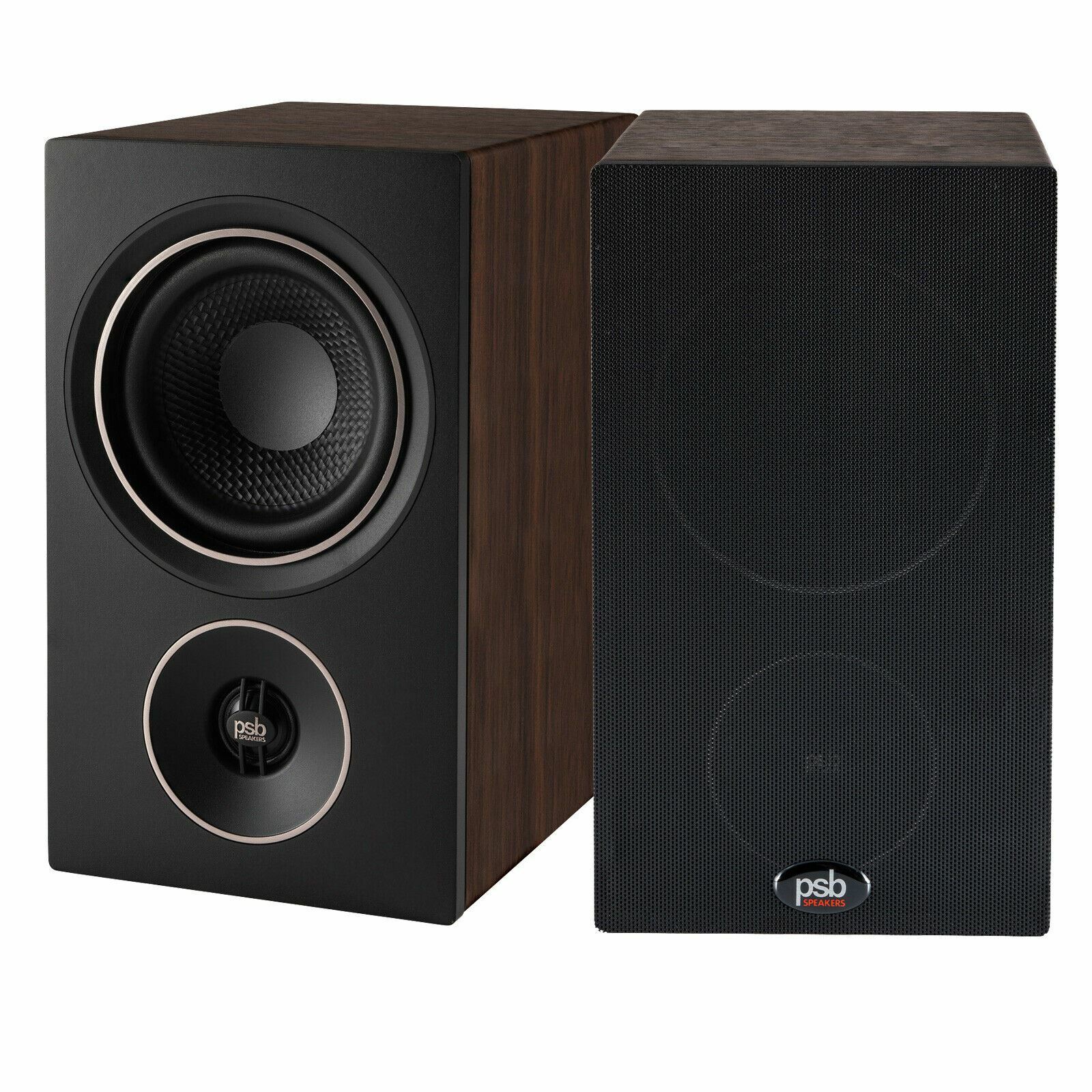 PSB Alpha P3 Bookshelf Stereo Speakers Pair Walnut