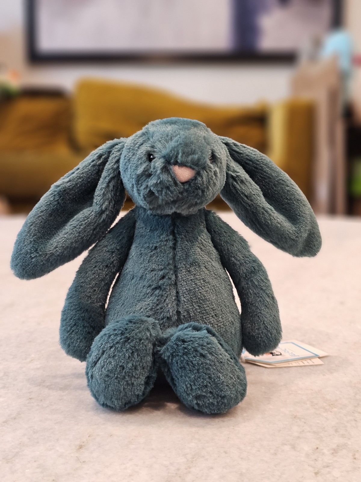 Jellycat Little Bashful Teal Bunny | Retired NWT From Hong Kong AUTHENTIC 