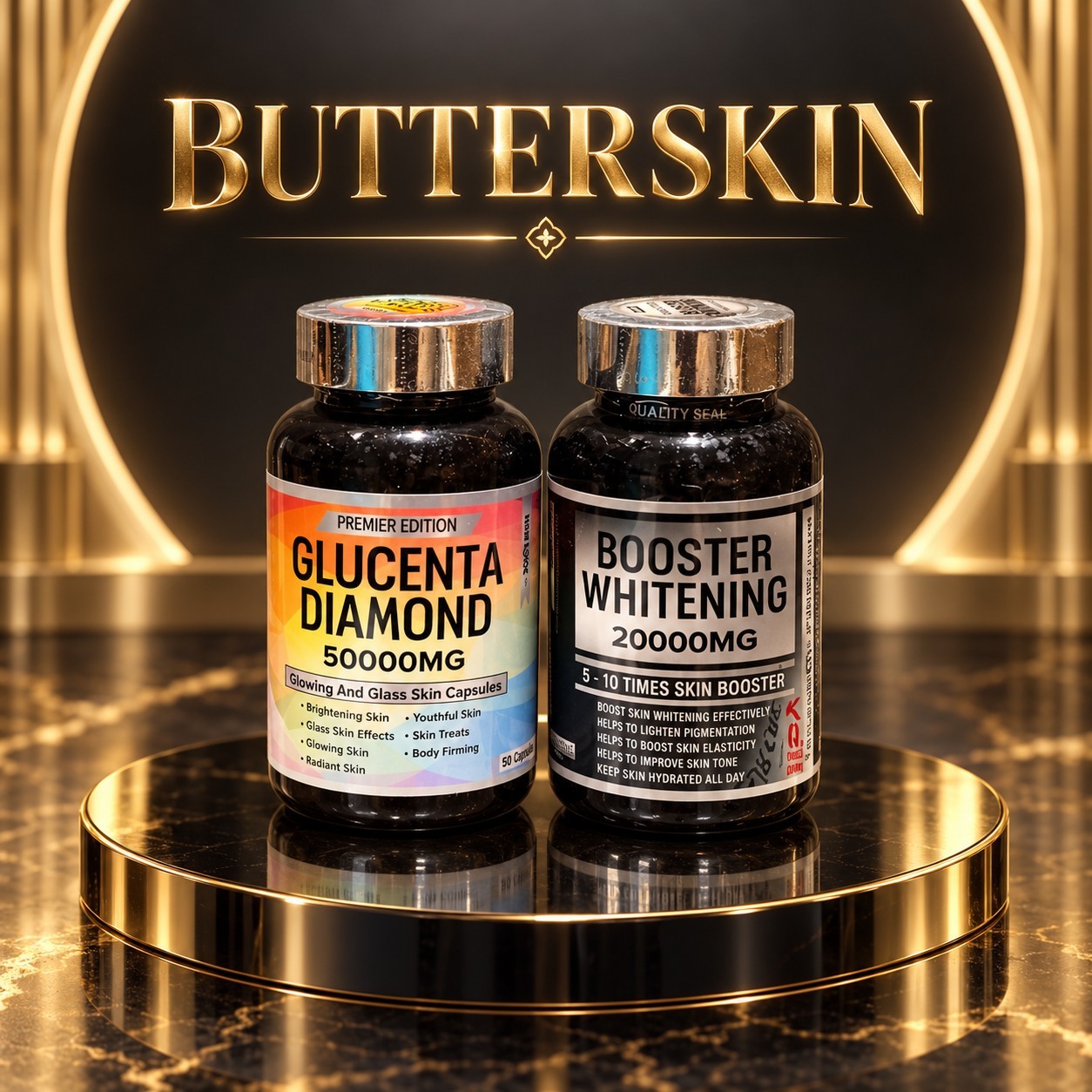 2pcs Combo Glucenta Diamond & Booster whitening 💯 satisfaction. BEWARE OF FAKE 2pcs Combo Glucenta Diamond & Booster whitening 💯 satisfaction. BEWARE OF FAKE