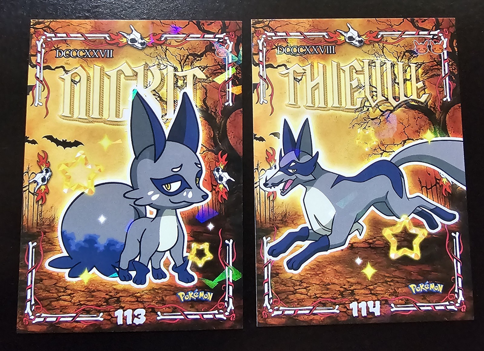 NICKIT X THIEVUL - POKEMON PRISMA HALLOWEEN CCG HOLO 2026 NICKIT X THIEVUL - POKEMON PRISMA HALLOWEEN CCG HOLO 2026