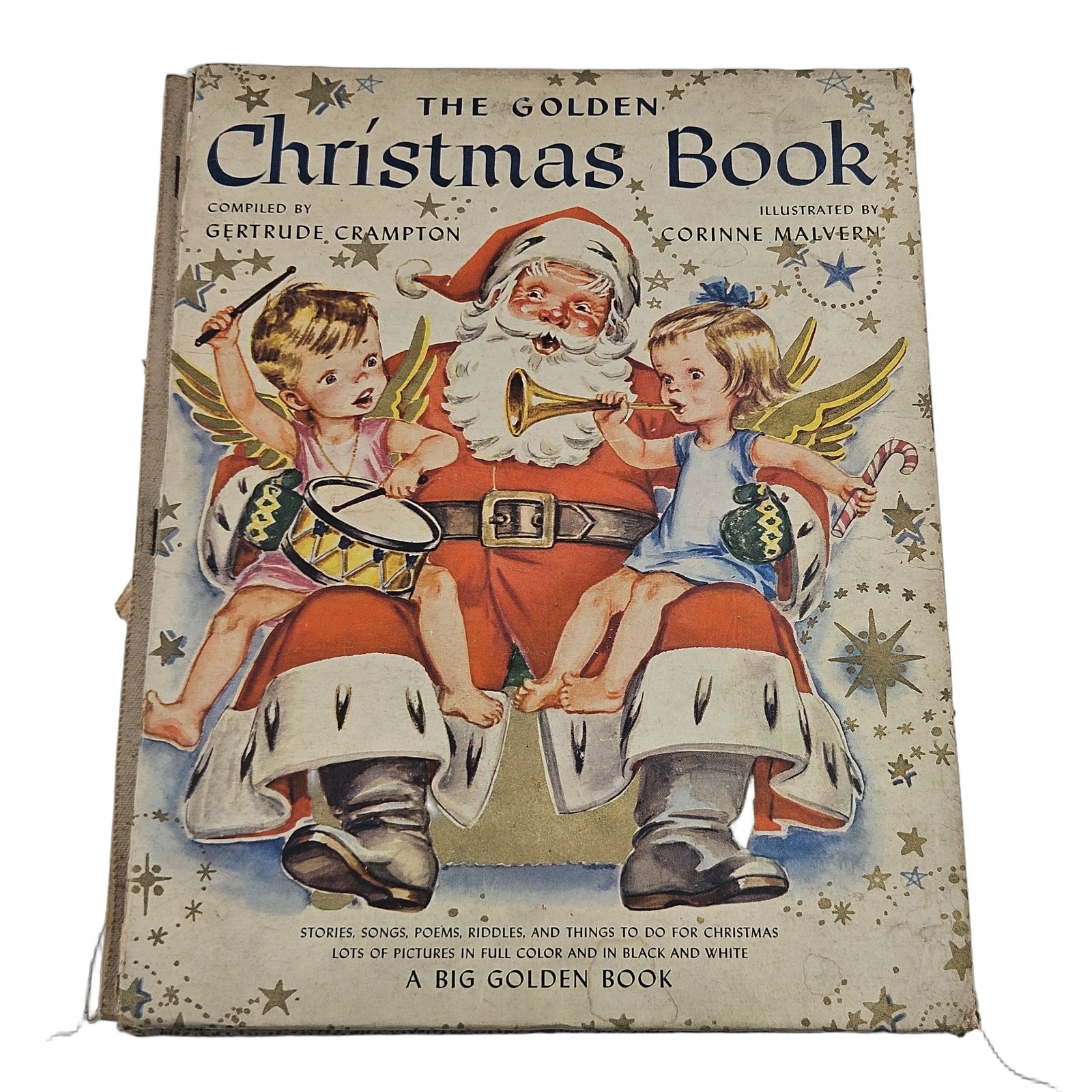 The Golden Christmas Book Vintage 1947 Gertrude Crampton Pop-Up Christmas Tree The Golden Christmas Book Vintage 1947 Gertrude Crampton Pop-Up Christmas Tree