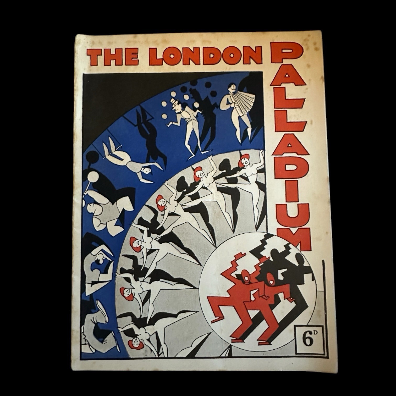 1938 London Palladium Program Josephine Baker Eight Star Numbers Art Deco