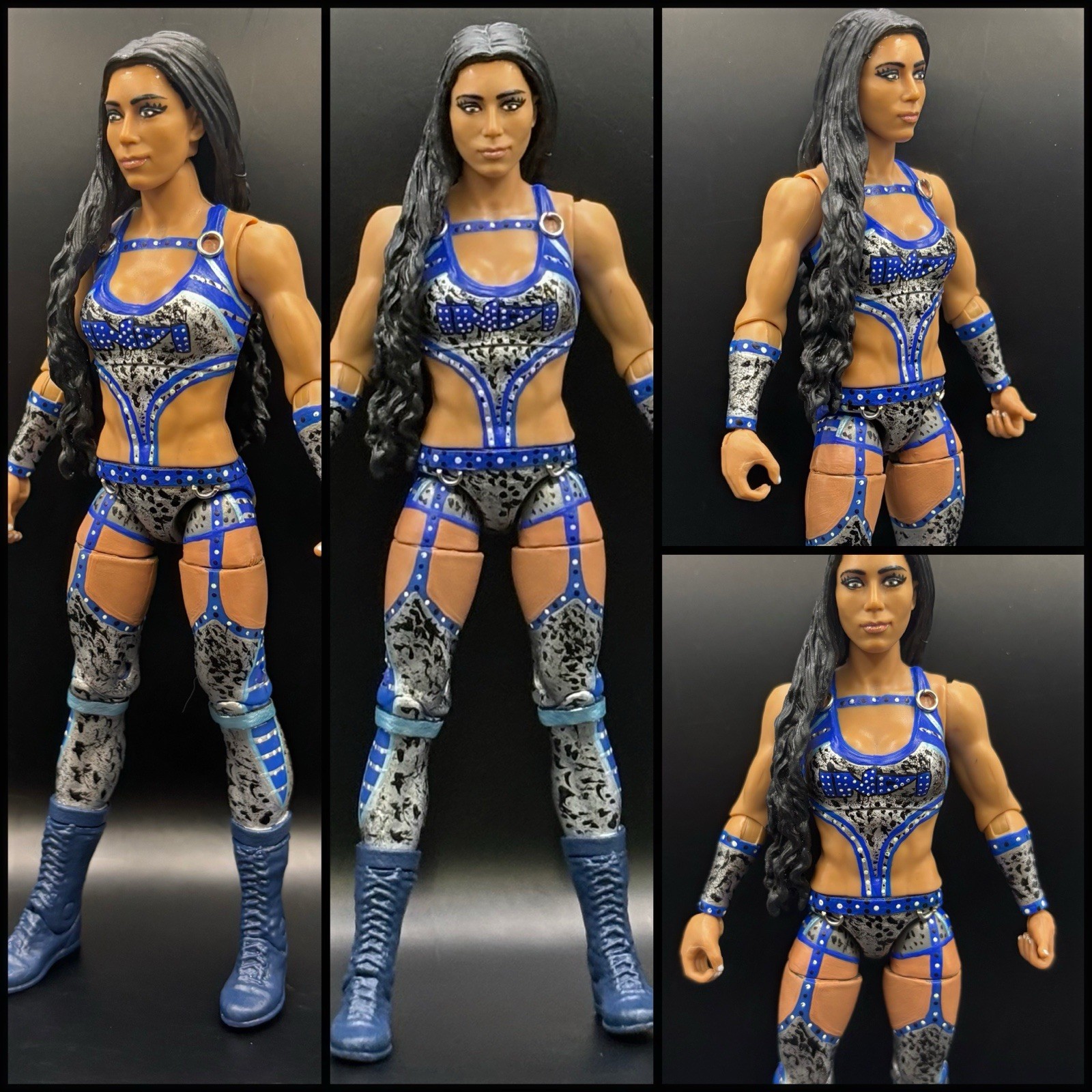 TNA WWE NXT Indi Hartwell Custom Mattel Diva Action Figure TNA WWE NXT Indi Hartwell Custom Mattel Diva Action Figure