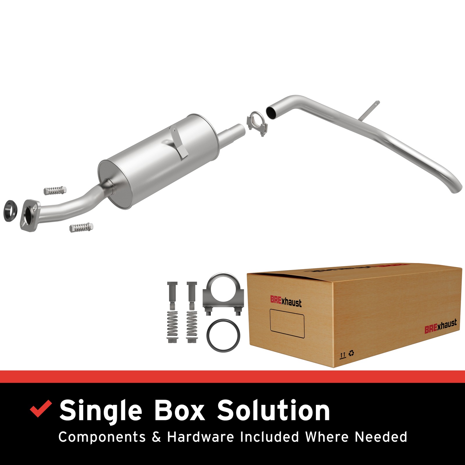 OE Replacement Exhaust System Kit For 1985-1995 Suzuki SJ413, Suzuki Samurai OE Replacement Exhaust System Kit For 1985-1995 Suzuki SJ413, Suzuki Samurai