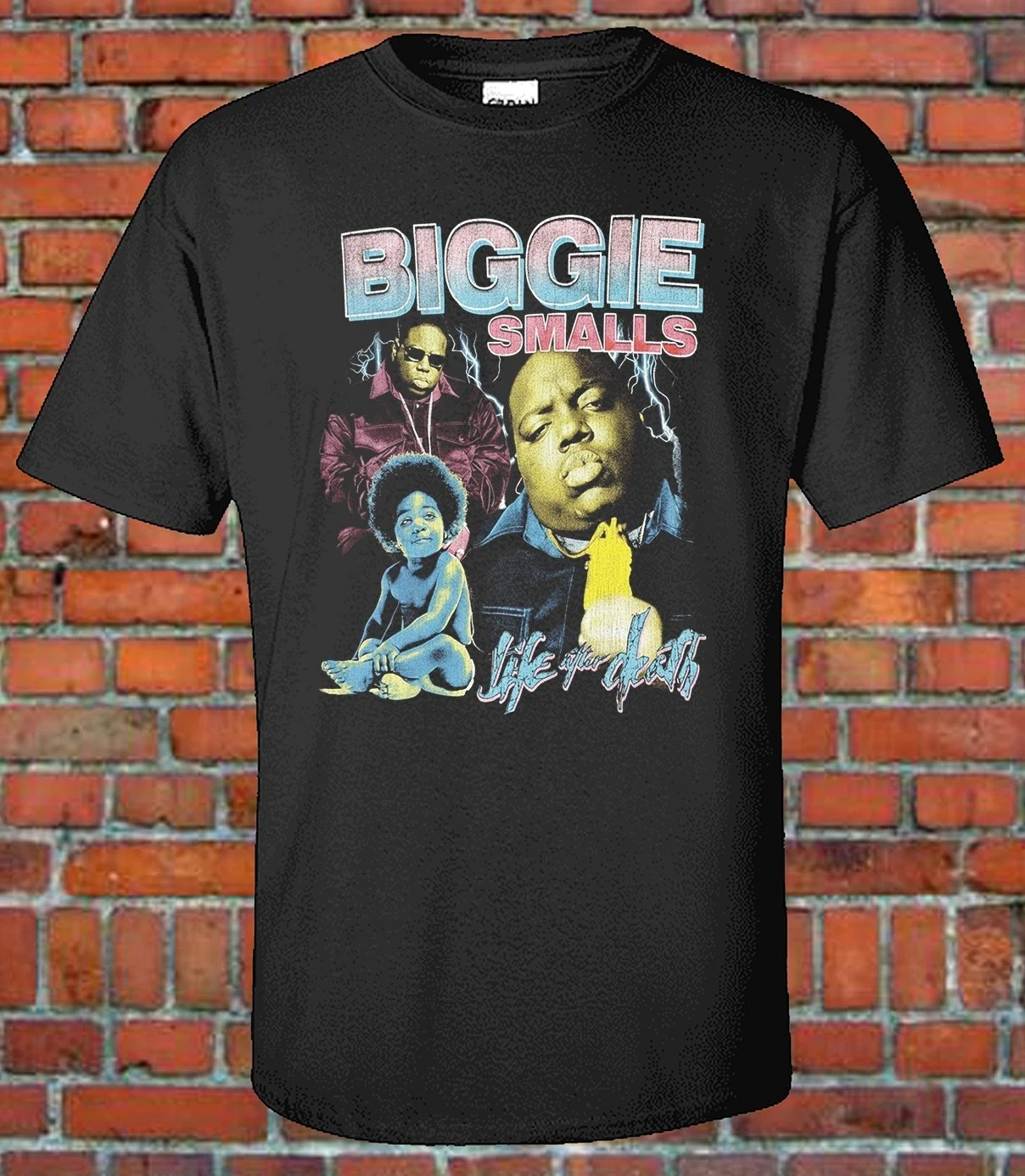 Retro Brooklyn Rap Legend Graphic Tee - Vintage 90s Style Hip Hop T-Shirt - BIG