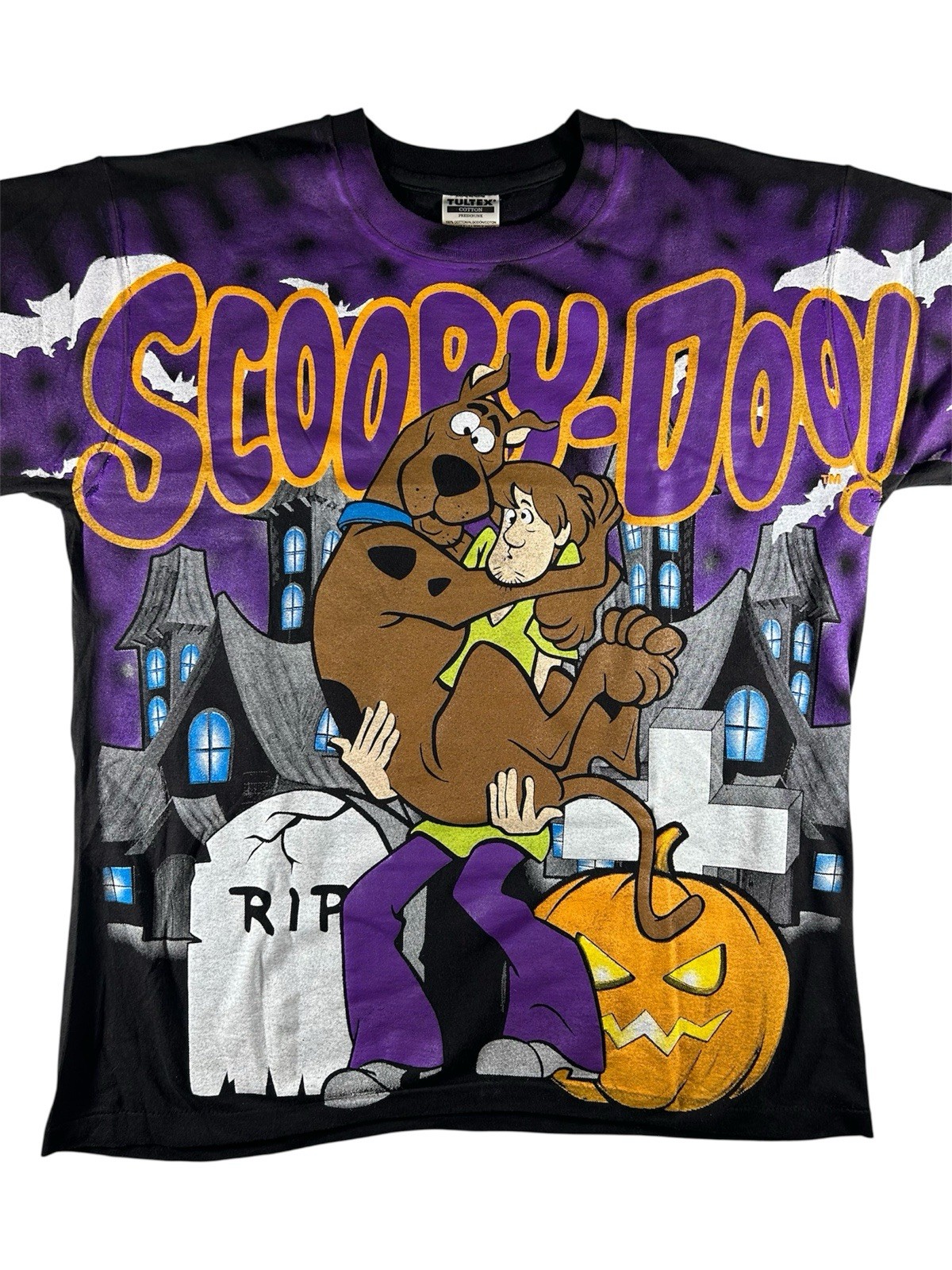 NWOT Vtg Single Stitch Scooby Doo Tultex Modern Boot Reprint T Shirt SZ Large