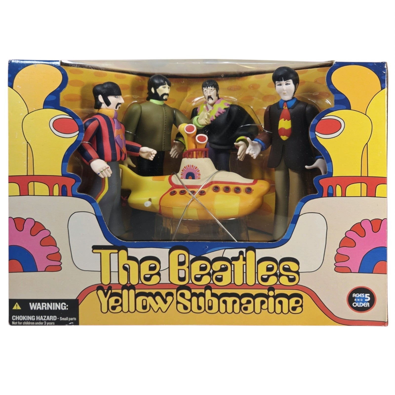 NOS Vintage 2004 McFarlane Toys The Beatles Yellow Submarine Deluxe Box Set NOS Vintage 2004 McFarlane Toys The Beatles Yellow Submarine Deluxe Box Set