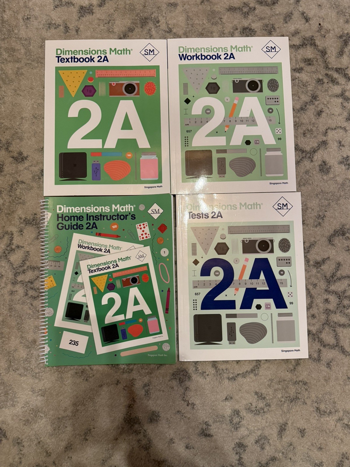Dimensions Math 2A Singapore Math Set Textbook, Workbook, Tests, and Home Guide Dimensions Math 2A Singapore Math Set Textbook, Workbook, Tests, and Home Guide