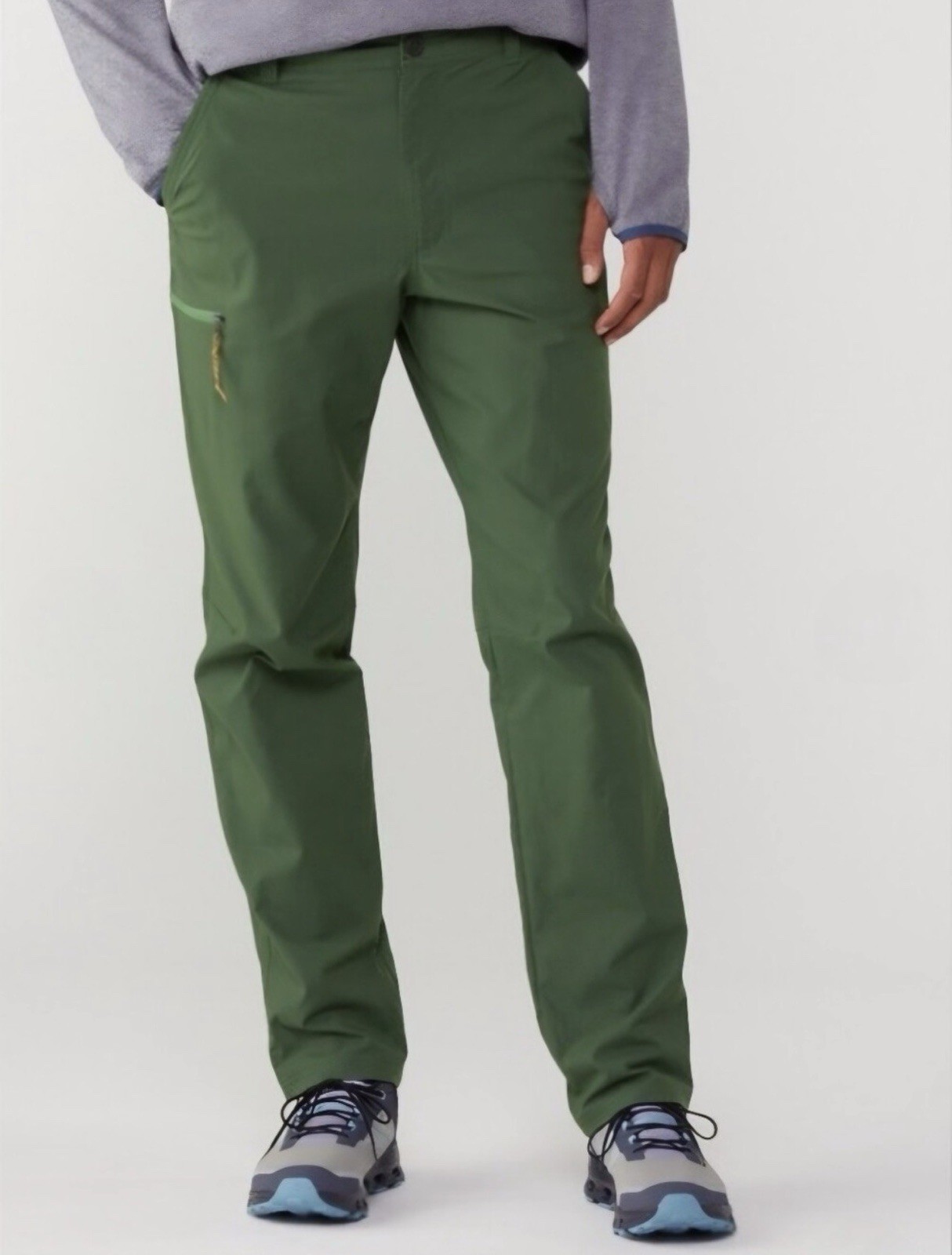 Rei Co-Op Mens Trailmade Hiking Pants Mens Size 34/34 Green Zip Pocket Outdoor Rei Co-Op Mens Trailmade Hiking Pants Mens Size 34/34 Green Zip Pocket Outdoor