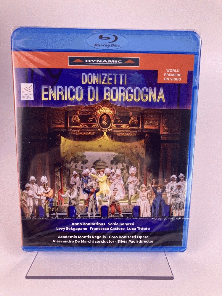 Enrico Di Borgogna [All Regions Blu-ray] Donizetti Opera Factory Sealed