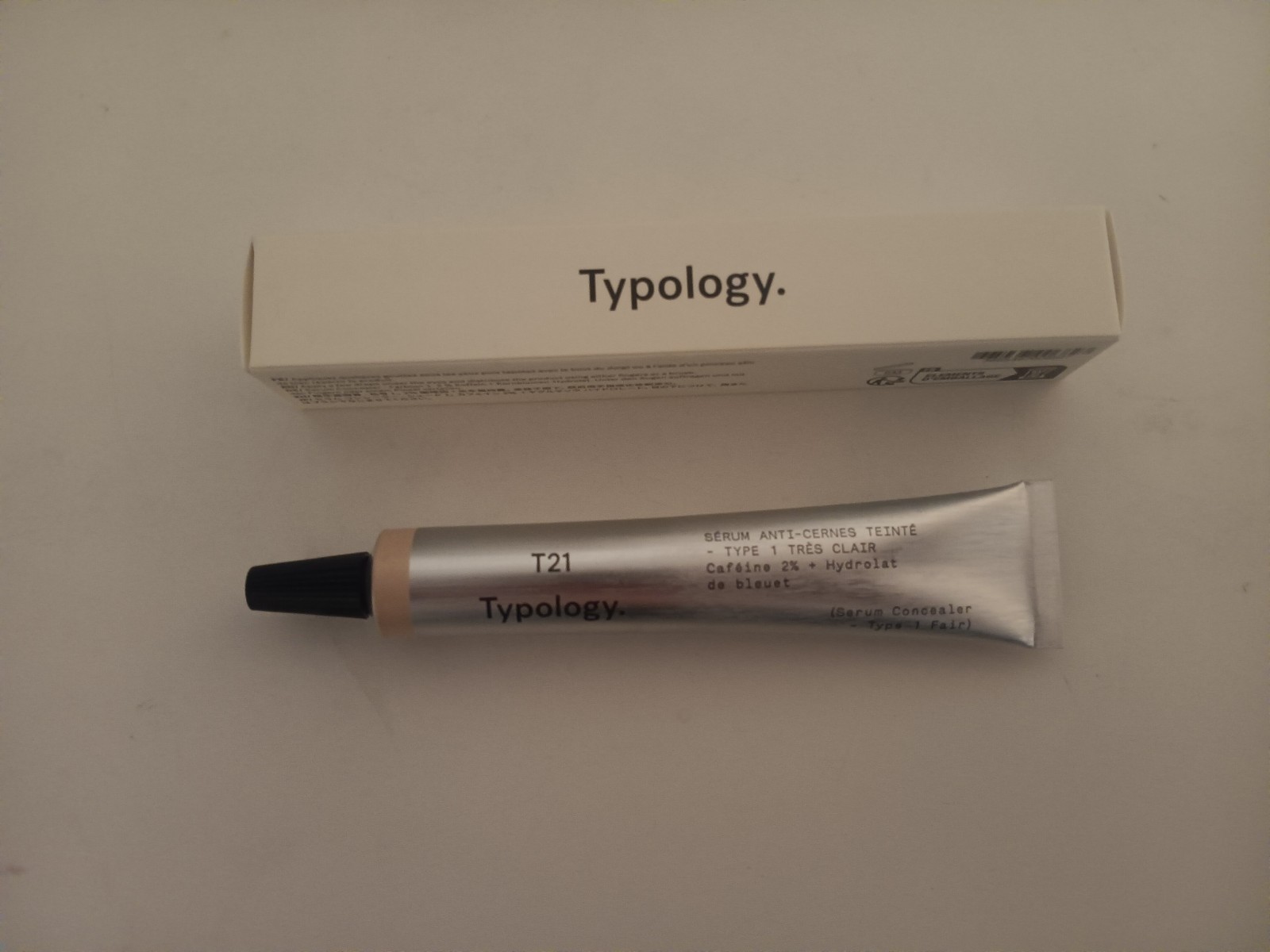 Typology Type 1 Tinted Serum Swatch Sample – Lightweight Sheer Glow Fair Skin