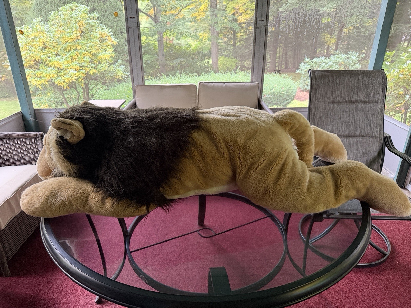 Large Gund Roman Stuffed Animal Lion Rare 60 Large Gund Roman Stuffed Animal Lion Rare 60
